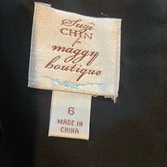 Black Sleeveless Ruffle Dress - Picture 2 of 6